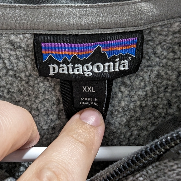 Patagonia Better Sweater 1/4 Sip Grey XXL - Picture 3 of 3